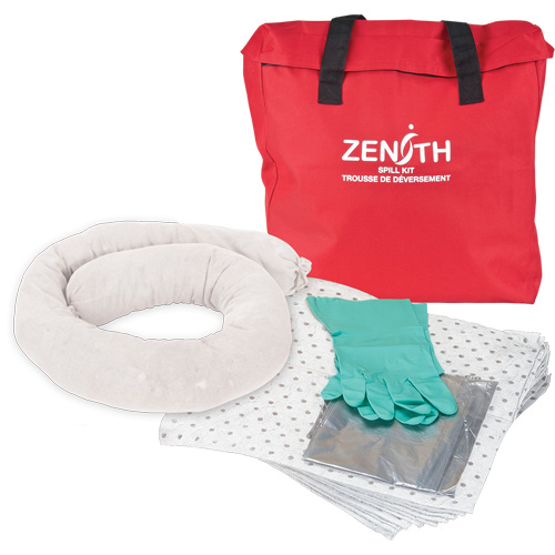 Premium Spill Kit, Oil Only, Bag, 5 US gal. Absorbancy Helyx Safety & Industrial Supplies