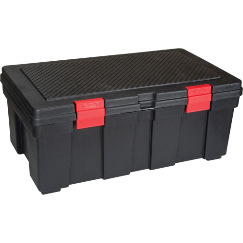 Contenant de rangement &eacute;tanche, 33" la x 19" p x 13" h, Noir Helyx Safety & Industrial Supplies
