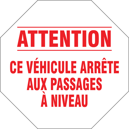 French Traffic Sign, Vinyl, 18" W x 18" H Helyx Safety & Industrial Supplies