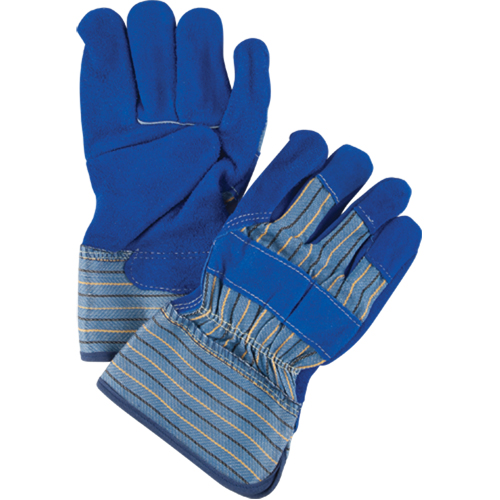 Gants d'ajusteur de premi&egrave;re qualit&eacute; avec coutures en Kevlar, Grand, Paume en Cuir de vache refendu, Doublure en Coton Helyx Safety & Industrial Supplies
