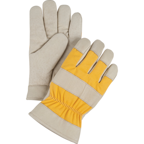 Gants de travail doubl&eacute;s pour l'hiver de premi&egrave;re qualit&eacute;, 2T-Grand, Paume en Cuir fleur de porc, Doublure en Molleton de mousse Helyx Safety & Industrial Supplies
