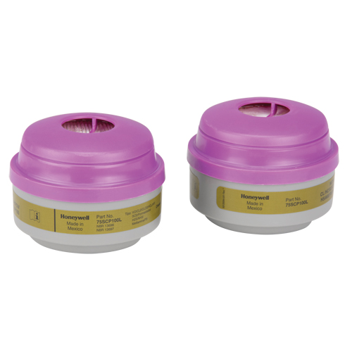 Cartouches pour respirateur s&eacute;rie N de North, Cartouche gaz/vapeur, Gaz multiples Helyx Safety & Industrial Supplies