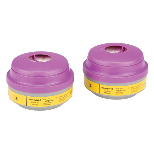 North&reg; N Series Respirator Cartridges, Gas/Vapour Cartridge, Organic Vapour/Acid Gas/P100 Helyx Safety & Industrial Supplies