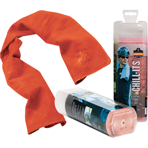 Chill-Its&reg; 6602 Cooling Towels, Hi-Vis Orange Helyx Safety & Industrial Supplies