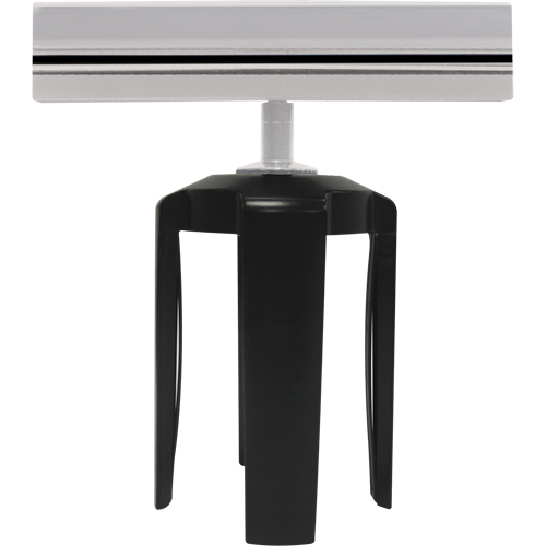 Support d'enseigne Tensabarrier avec adaptateur, Chrome Helyx Safety & Industrial Supplies