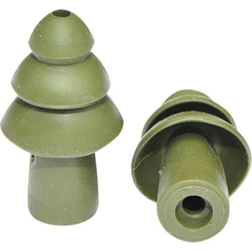 BattlePlugs&reg; Earplugs Replacement Tip, Uncorded, Bulk - Polybag, 24 dB NRR, Medium Helyx Safety & Industrial Supplies