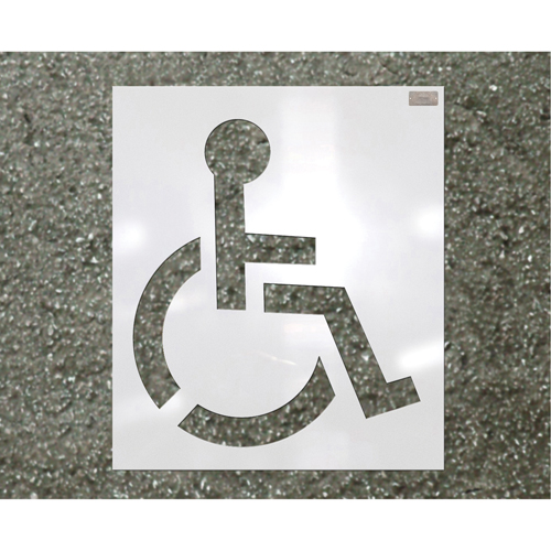 Pochoirs pour parc de stationnement, Pictogramme, 39" Helyx Safety & Industrial Supplies