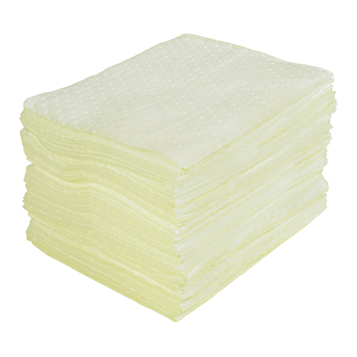 Premium Laminated (SMS) Sorbent Pads, Hazmat, 15" x 17", 30 gal. Absorbancy Helyx Safety & Industrial Supplies