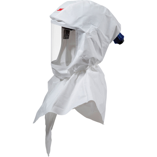Cagoule de peintre Versaflo compl&egrave;te avec coiffe de premi&egrave;re qualit&eacute;, Universel, Coiffe souple, Bavette Double Helyx Safety & Industrial Supplies