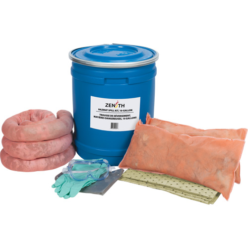 Truck Spill Kit, Hazmat, Drum, 10 US gal. Absorbancy Helyx Safety & Industrial Supplies