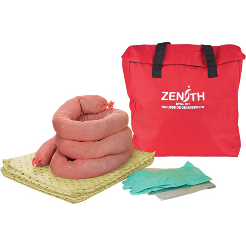 Spill Kit, Hazmat, Bag, 5 US gal. Absorbancy Helyx Safety & Industrial Supplies