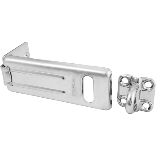 General Security Hardened Steel Hasp, Silver Helyx Safety & Industrial Supplies