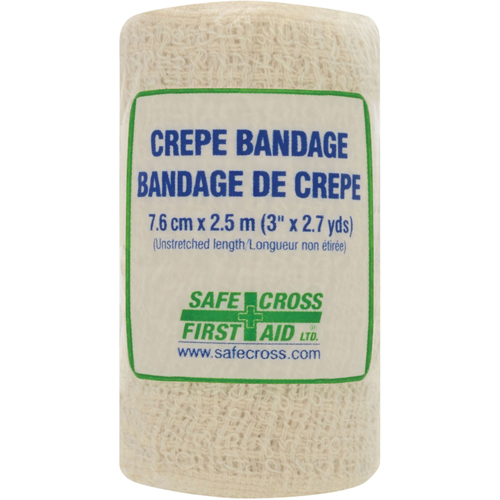 Crepe Roller Bandage, 97-1/5" L x 3" W, Class 1 Helyx Safety & Industrial Supplies