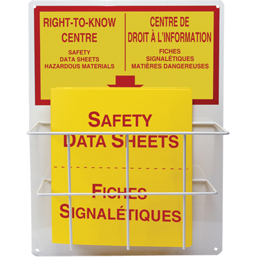 Panneaux de style panier, Anglais & français, Compris reliures Helyx Safety & Industrial Supplies