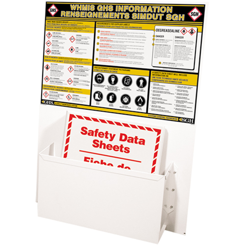 GHS Information Stations, English & French, Binders Included Helyx Safety & Industrial Supplies