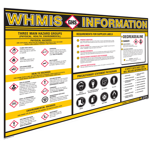 GHS Information Wall Charts Helyx Safety & Industrial Supplies