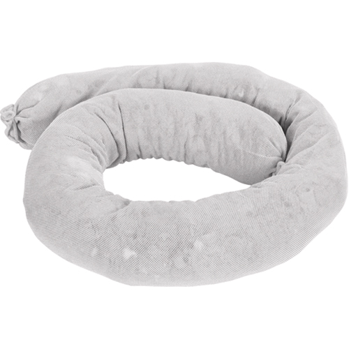 Sorbent Sock, Oil Only, 25 gal. Absorbancy, 3" W x 4' L, Pack of 12 Helyx Safety & Industrial Supplies