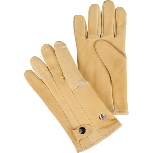 Driver's Style Gloves, Large, Grain Cowhide Palm, Fleece Inner Lining Helyx Safety & Industrial Supplies