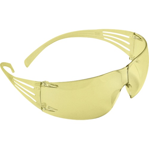 Lunettes de s&eacute;curit&eacute; SecureFit s&eacute;rie 200, Lentille Ambr&eacute;e, Antibu&eacute;e, ANSI Z87+/R&eacute;pond ou surpasse la norme CSA Z94.3 Helyx Safety & Industrial Supplies