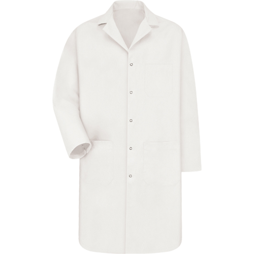 Sarrau de laboratoire, Poly-coton, Petit, Blanc Helyx Safety & Industrial Supplies