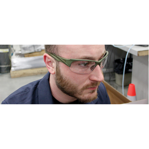 Lunettes de s&eacute;curit&eacute; s&eacute;rie Z2000, Lentille Transparent, Anti-&eacute;gratignures, R&eacute;pond ou surpasse la norme CSA Z94.3 Helyx Safety & Industrial Supplies