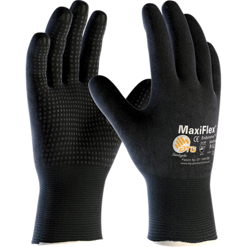 ATG MaxiFlex&reg; EnduranceTM 34-8745 Gloves, 7/Small, Foam Nitrile Coating, 15 Gauge, Nylon Shell Helyx Safety & Industrial Supplies