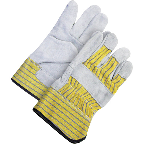 Gants d'ajusteur classiques, Taille unique, Paume en Cuir de vache refendu, Doublure en Molleton Helyx Safety & Industrial Supplies