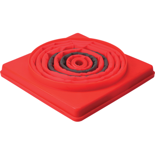 Collapsible Lighted Cone, 28" H, Orange Helyx Safety & Industrial Supplies
