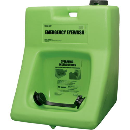 Douche oculaire Fendall Porta Stream II, Pressuris&eacute;, Capacit&eacute; 16 gal., Conformit&eacute; ANSI Z358.1 Helyx Safety & Industrial Supplies
