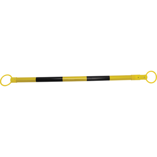Barrier Cone Bar, 6' 6" Extended Length, Black Helyx Safety & Industrial Supplies