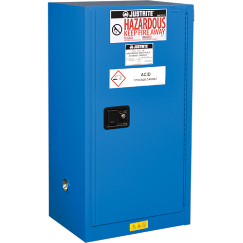 Sure-Grip&reg; Ex Hazardous Material Compac Safety Cabinets, 15 gal., 23.25" x 44" x 18" Helyx Safety & Industrial Supplies