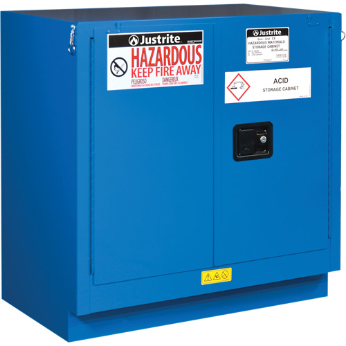 Sure-Grip&reg; Ex Hazardous Material Undercounter Safety Cabinets, 22 gal., 35" x 35" x 22" Helyx Safety & Industrial Supplies