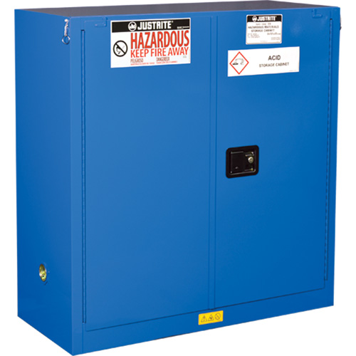 ChemCor&reg; Lined Hazardous Material Safety Cabinets, 30 gal., 43" x 44" x 18" Helyx Safety & Industrial Supplies