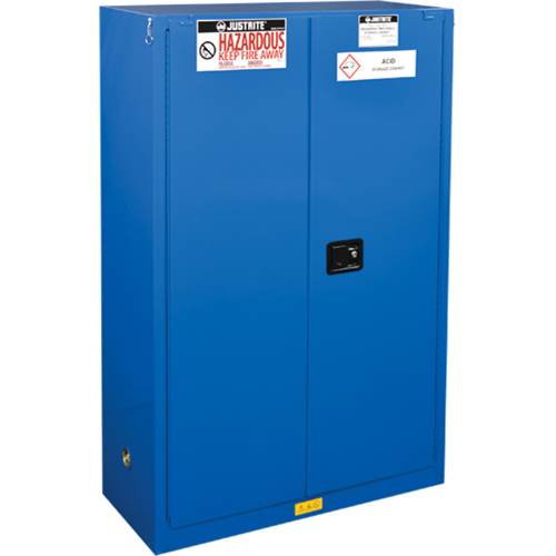 Armoires doubl&eacute;es pour rangement de mati&egrave;res dangereuses Chem-Cor, 45 gal., 43" x 65" x 18" Helyx Safety & Industrial Supplies