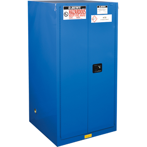 Armoires doubl&eacute;es pour rangement de mati&egrave;res dangereuses Chem-Cor, 60 gal., 34" x 65" x 34" Helyx Safety & Industrial Supplies