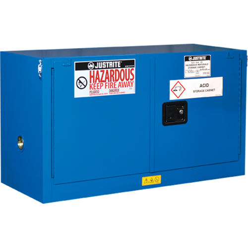 ChemCor&reg; Lined Hazardous Material Piggyback Safety Cabinets, 17 gal., 43" x 24" x 18" Helyx Safety & Industrial Supplies