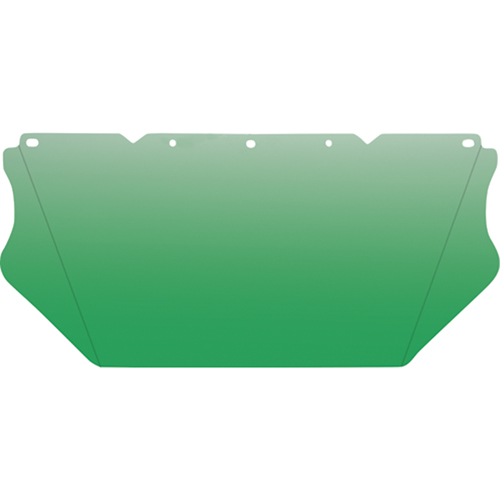 V-Gard&reg; Visor for General Purpose Applications, Polycarbonate, Green Tint Helyx Safety & Industrial Supplies