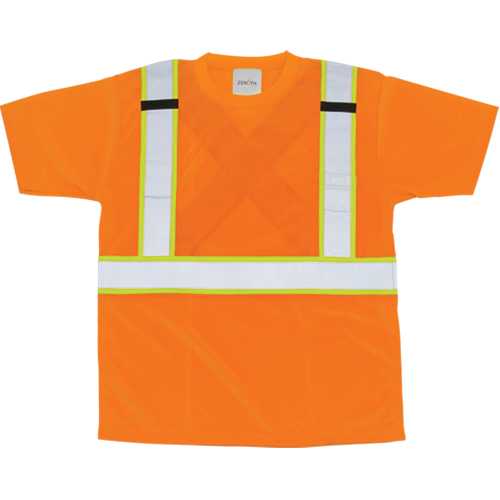 CSA Compliant T-Shirt, Polyester, Medium, Orange Helyx Safety & Industrial Supplies