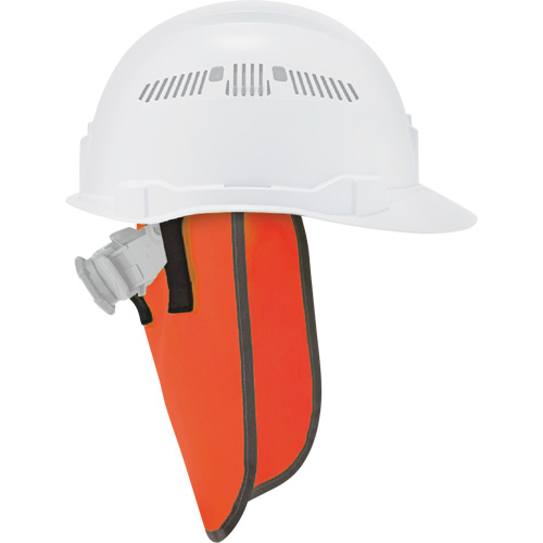 GloWear 8006 Hardhat Neck Shade, Hi-Vis Orange Helyx Safety & Industrial Supplies