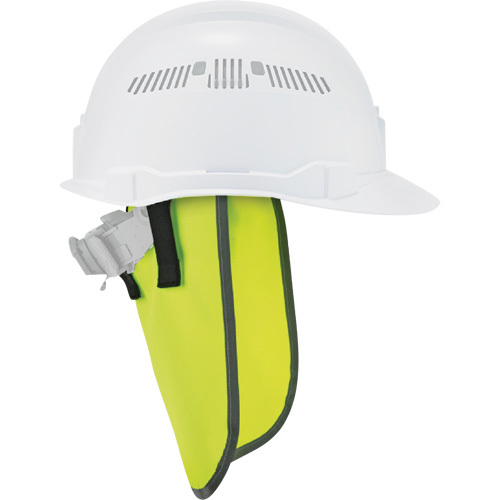 GloWear 8006 Hardhat Neck Shade, High-Visibility Lime Green Helyx Safety & Industrial Supplies