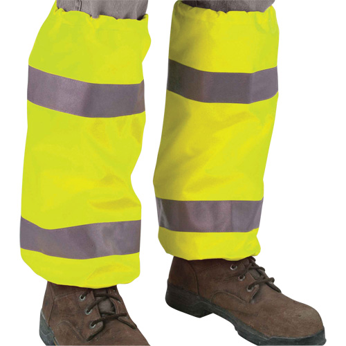 GloWear 8008 Class E High Visibility Leg Gaiters Helyx Safety & Industrial Supplies