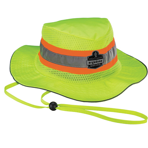 Chapeau de p&ecirc;cheur &agrave; refroidissement par &eacute;vaporation Chill-Its 8935CT, Lime haute visibilit&eacute; Helyx Safety & Industrial Supplies