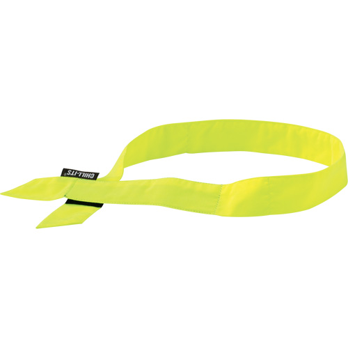 Foulard de refroidissement par &eacute;vaporation Chill-Its 6705, Jaune lime haute visibilit&eacute; Helyx Safety & Industrial Supplies