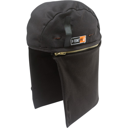 Coiffe d'hiver FR 2 couches N-Ferno 6880, Noir, Coton/Molleton/Modacrylique Helyx Safety & Industrial Supplies
