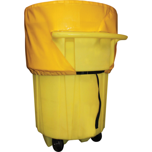 Couvercle en poly pour les surconteneurs avec roues de 50 gallons Helyx Safety & Industrial Supplies