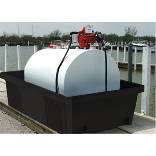 Poly-Tank&reg; Containment Unit 550 Without Drain, 113" L x 71" W x 32" H, 750 US gal. Capacity Helyx Safety & Industrial Supplies