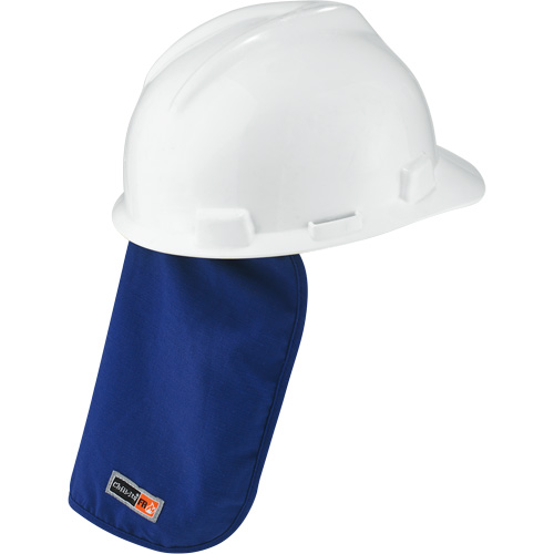 Chill-Its&reg; 6717FR Cooling FR Hardhat Pad & Neck Shade, Blue Helyx Safety & Industrial Supplies