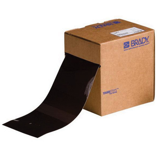 Ruban de marquage pour planchers ToughStripe, 4" x 100', Polyester, Brun Helyx Safety & Industrial Supplies