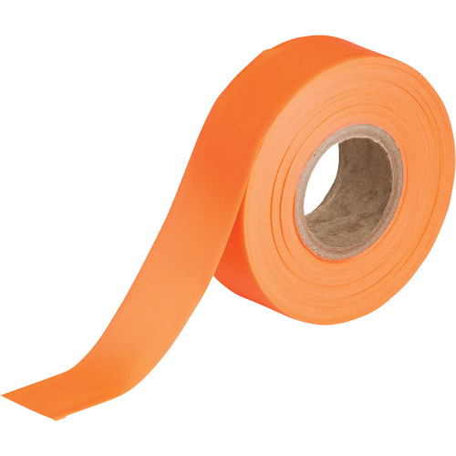 Ruban pour signalisation, 1,188" la x 150' lo, Orange fluorescent Helyx Safety & Industrial Supplies
