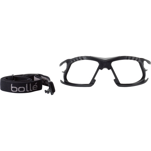 Garniture amovible en mousse et bandeau pour lunettes de s&eacute;curit&eacute; RUSH+ Helyx Safety & Industrial Supplies